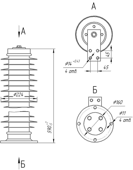 ОПН-П-35/40,5/10/850 УХЛ1