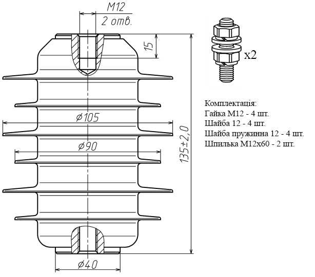 ОПНп-6/8/10/600 УХЛ1